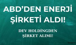 Amerika'dan Enerji Şirketi Aldı! İşte O Holding!