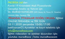 Dr.Murad Kayacan’dan tek günlük online eğitim fırsatı..