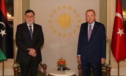 Cumhurbaşkanı Erdoğan'ın, Libya Başbakanı Serrac'ı kabulü başladı