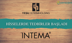 #YESIL ve #INTEM hisselerinde tedbir bugün başladı!