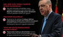 Cumhurbaşkanı Erdoğan: EYT'de yaş sınırı uygulanmayacak