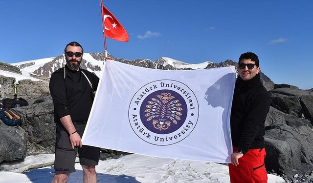 Antarktika'dan Erzurum'a getirilen numuneler laboratuvarda inceleniyor