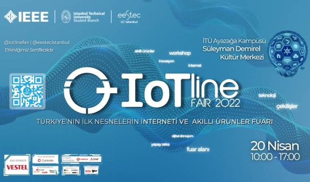 Türkiye'nin ilk Nesnelerin İnterneti ve Akıllı Ürünler Fuarı IoT Line Fair'22 Başlıyor!